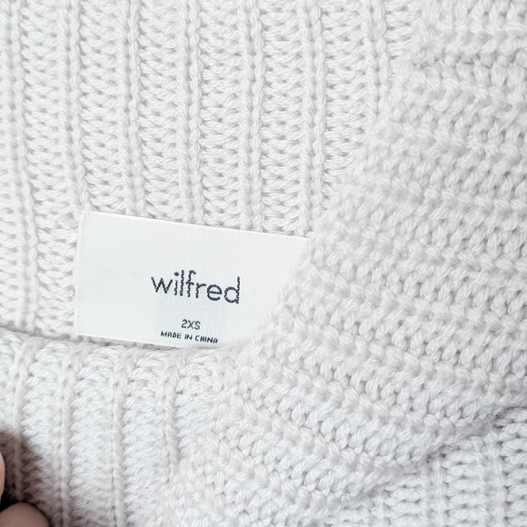 WILFRED Montpellier Dress Sweater Wool Mini XXS ARITZIA - Picture 8 of 9